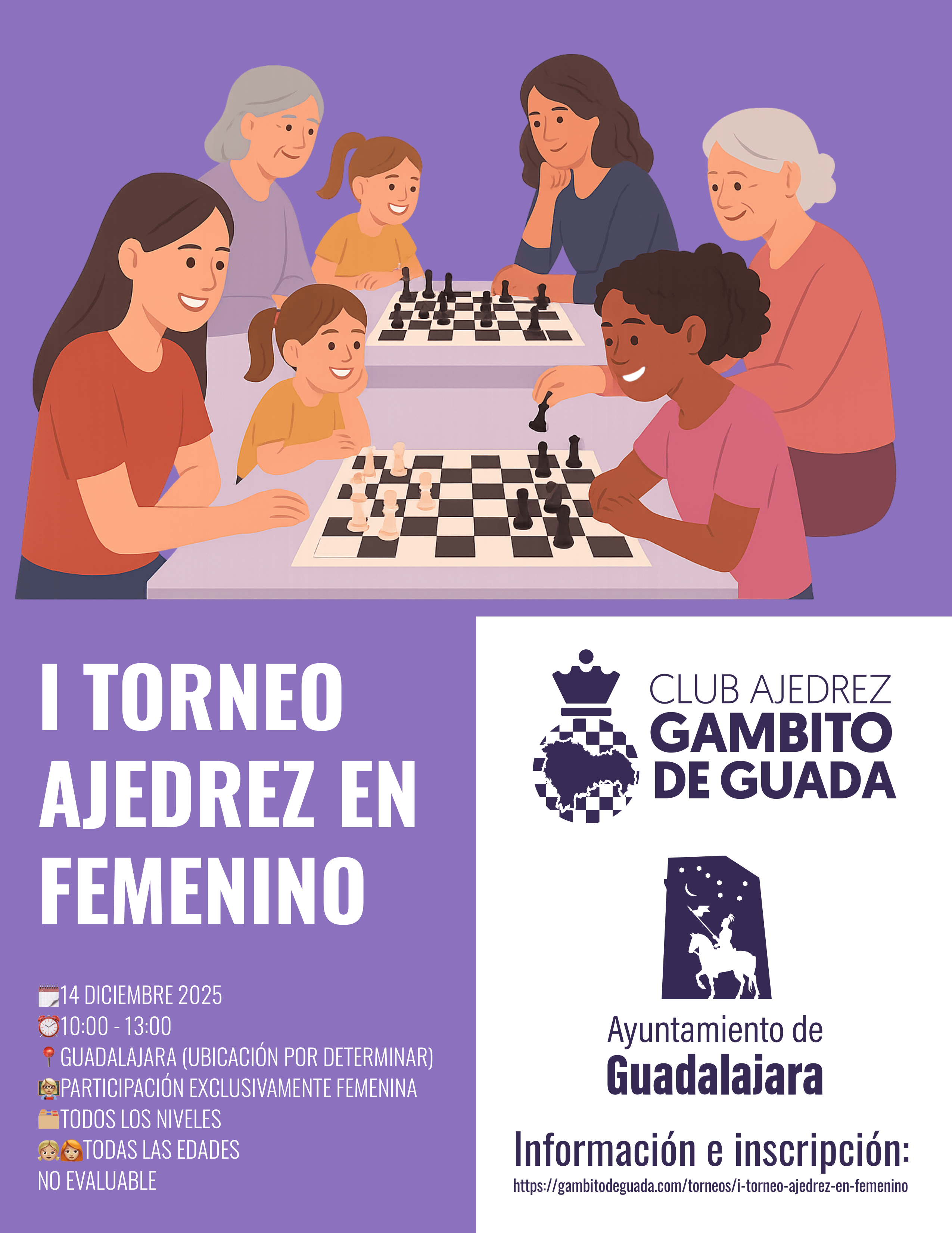 I Torneo Ajedrez en Femenino
